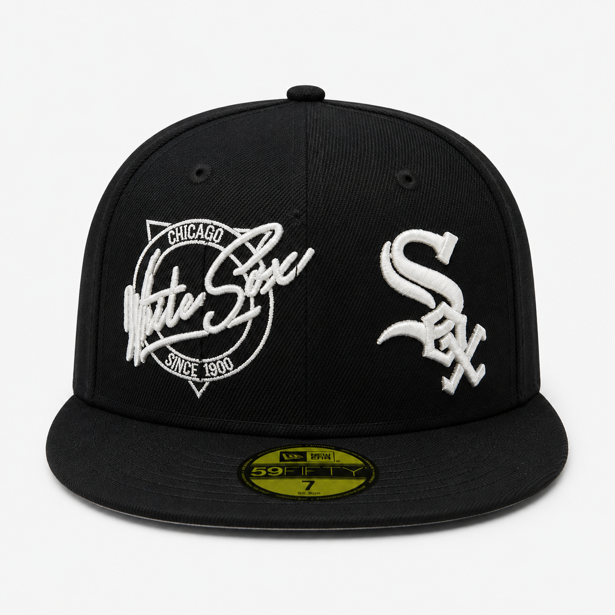Men's Chicago White Sox New Era Black Neon 59FIFTY Fitted