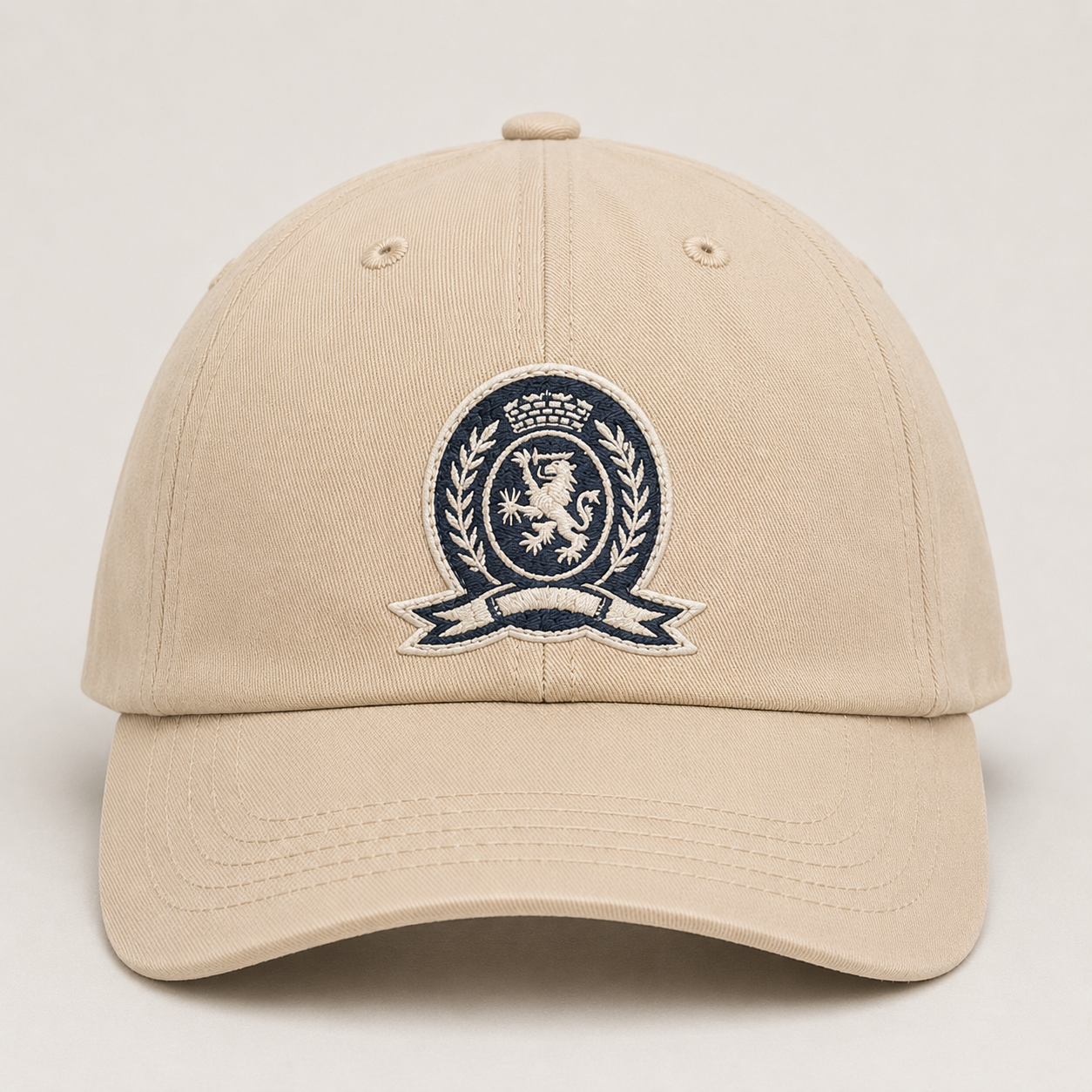 Tommy Hilfiger Laurel Leaf Logo embroidered cotton cap