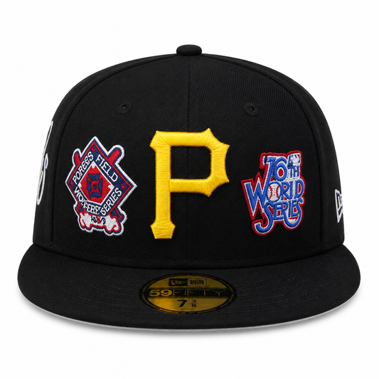 Black Pittsburgh Pirates Historic 5X World Series Champions