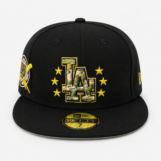 New Era Men's Black Los Angeles Dodgers 2024 Armed Forces