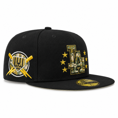 New Era Men's Black Los Angeles Dodgers 2024 Armed Forces